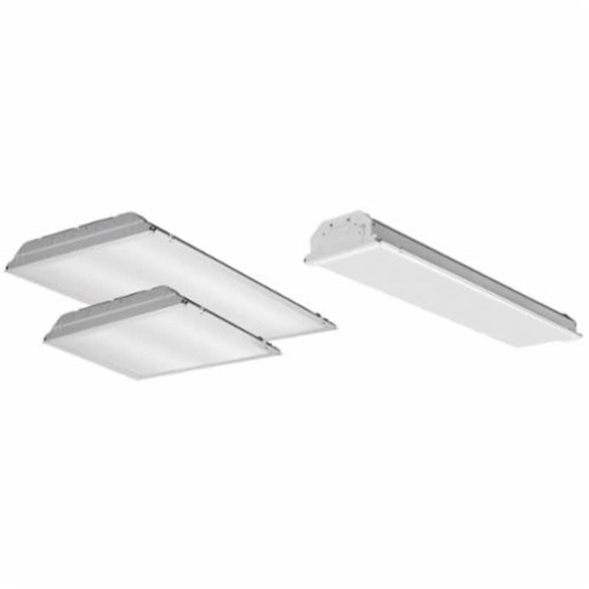 Lithonia Lighting 2GTL4 LP840 2GTL General Purpose Lensed Troffer, 120 to 277 V AC, Steel Housing